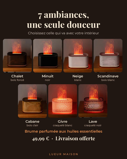Les 7 ambiances du diffuseur LUEUR MAISON