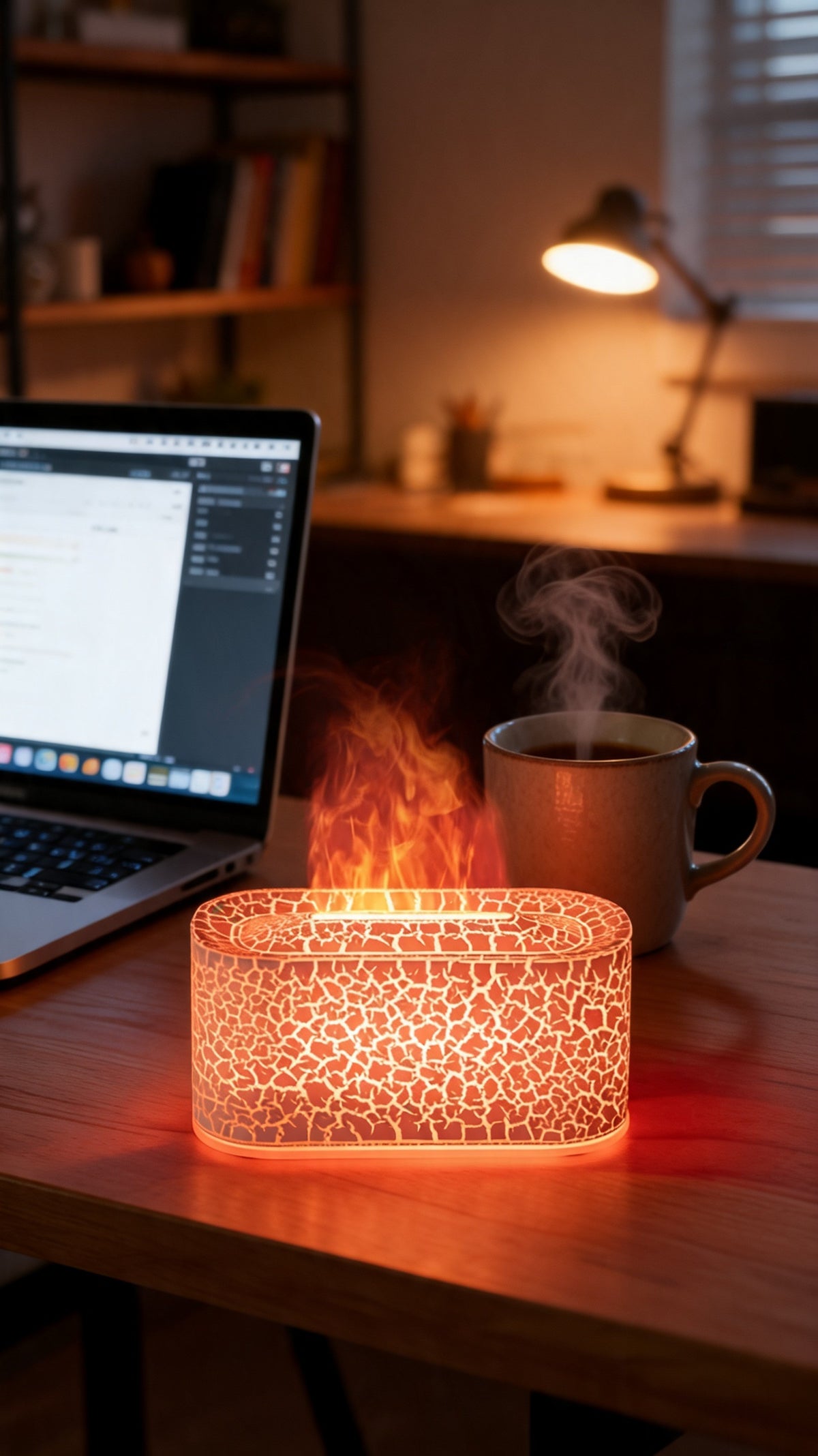 Une lueur dans le bureau
