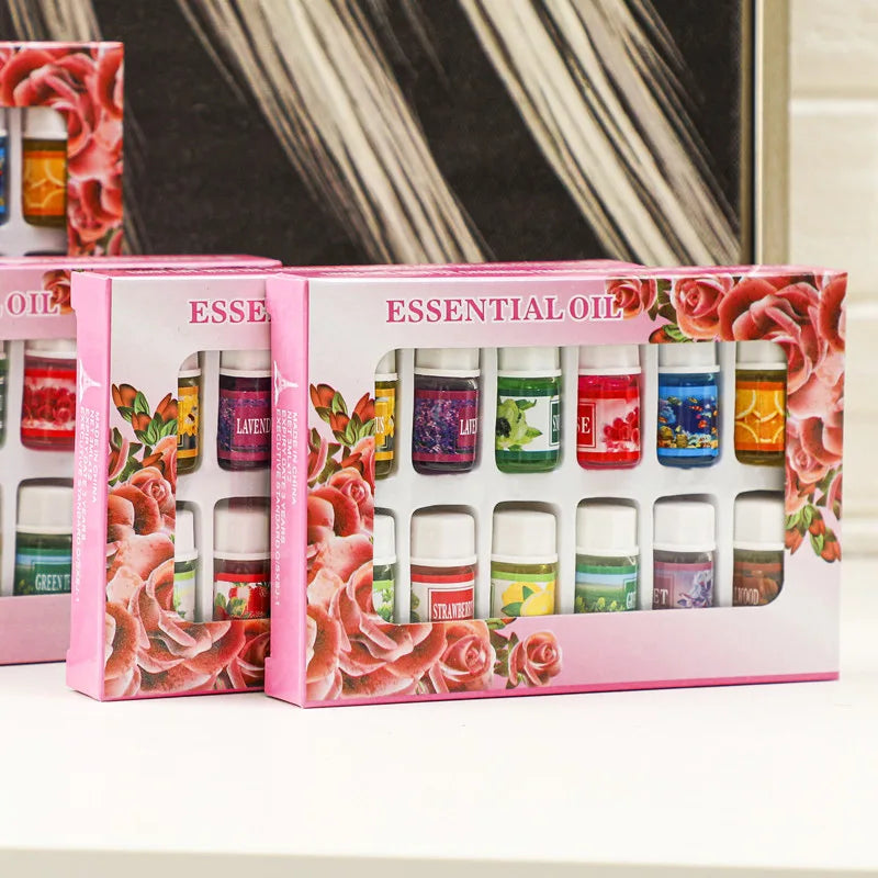 Coffret découverte 12 huiles parfumées